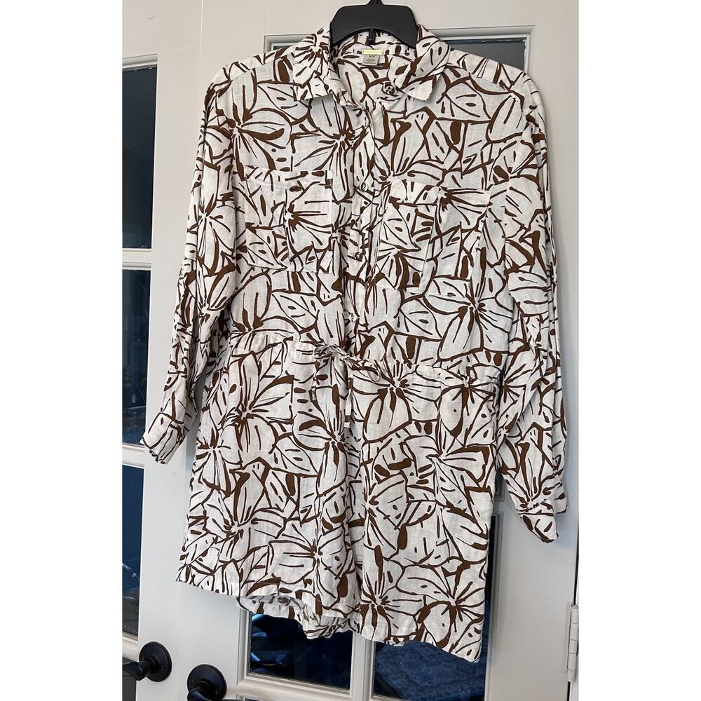 Macachani Linen Romper Size M